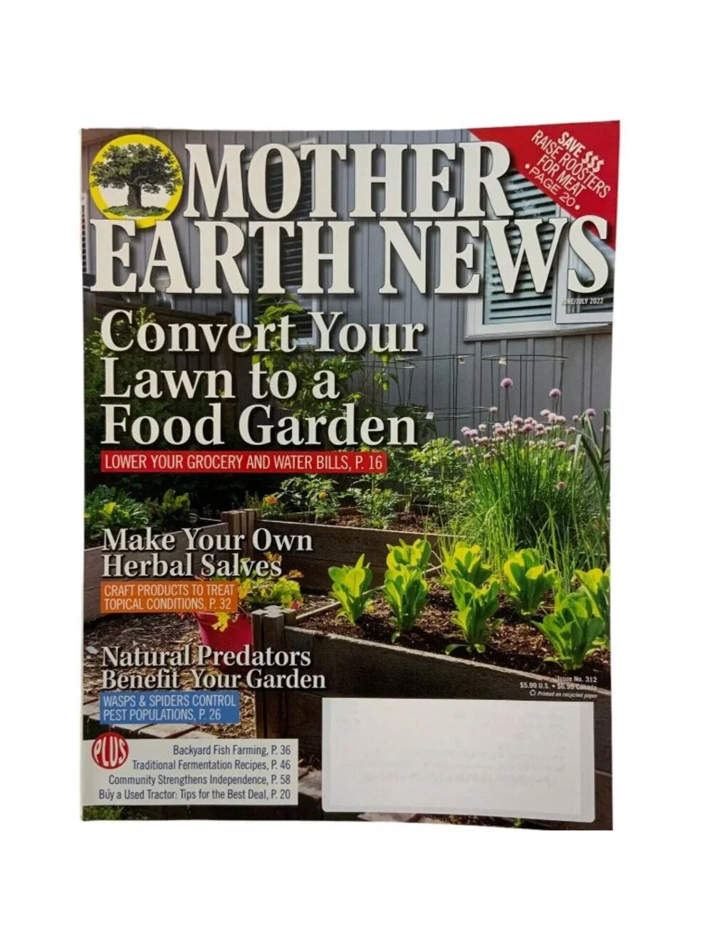 Mother Earth News Magazine 6 Issues Full Year Feb 2022-Jan 2023 Homesteading DIY